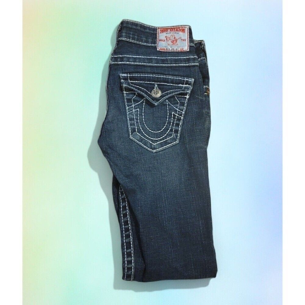 True Religion Women's Boot Cut Jeans - Dark Blue